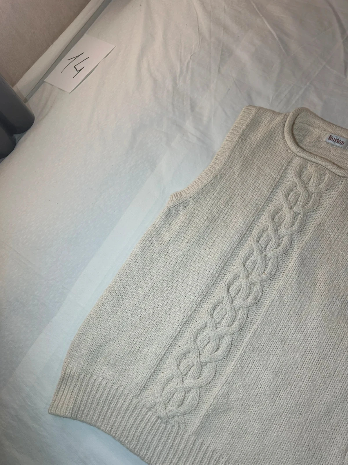 Crème beige Burton gedraaide vest – photo 5